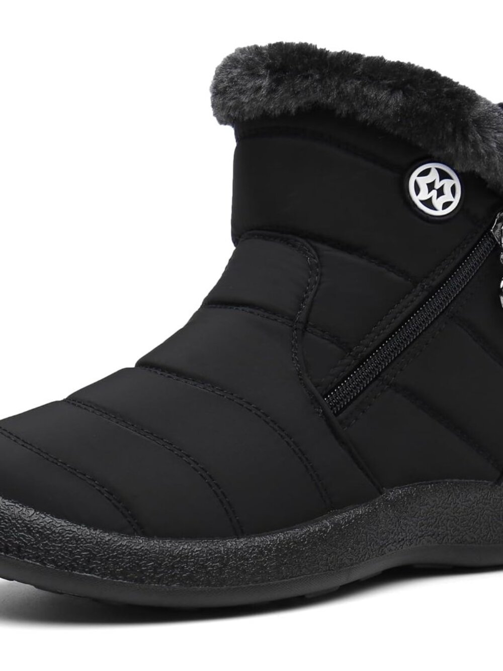 Snow Boots for Women Winter Boots Waterproof | Ladies Warm Booties, Fur Lined, A